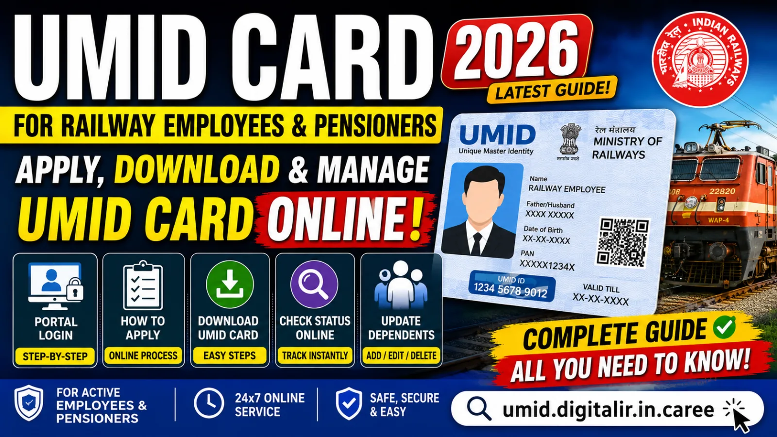 "Railway UMID Card 2026: Apply, Login, Download & Status"