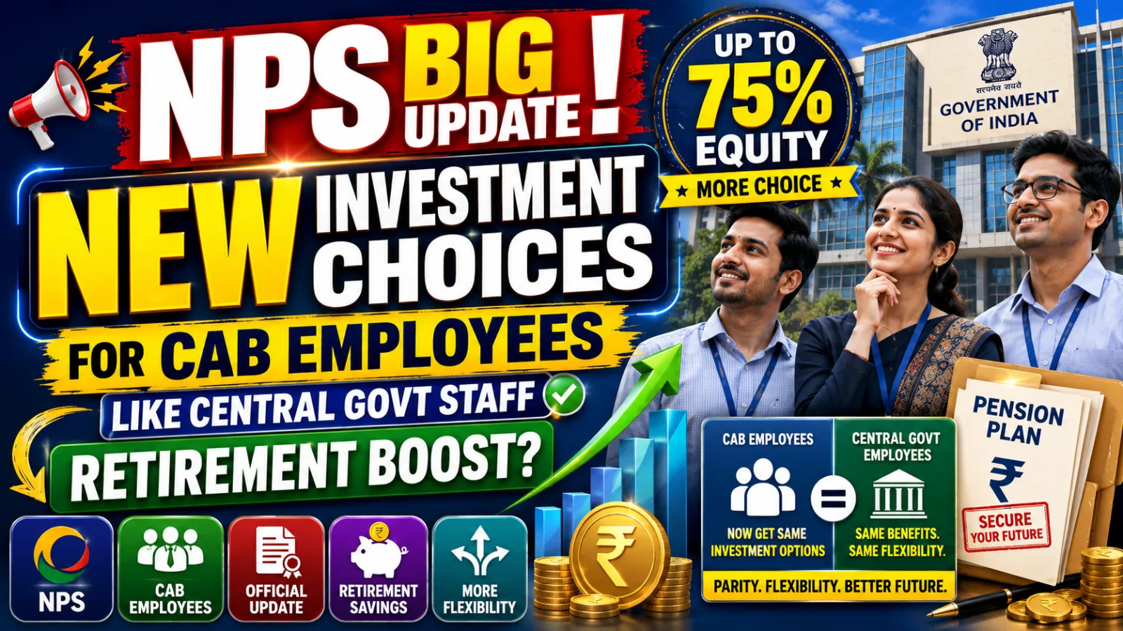NPS Investment Choice: New Options for Central Autonomous Body Employees