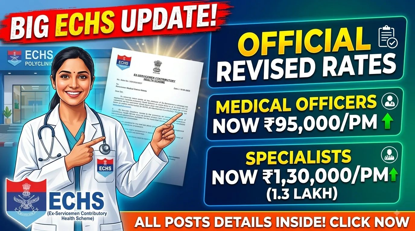 ECHS Polyclinic Remuneration Revised: New Rates